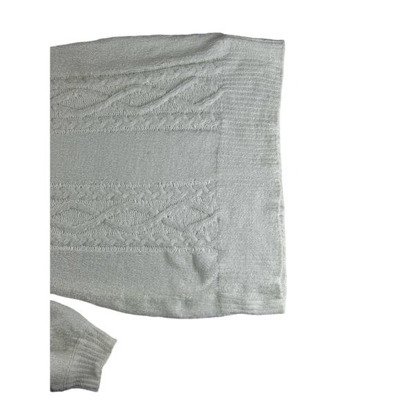 ALLISON BRITTNEY Wome’s Knit Cable Dress Size XL‎ White - Picture 8 of 15